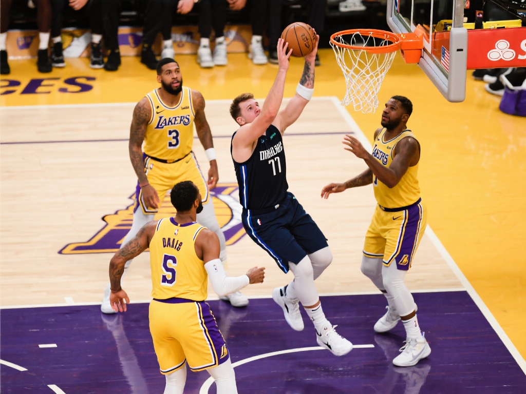 勇士湖人激战再起：东契奇赛场高光集锦